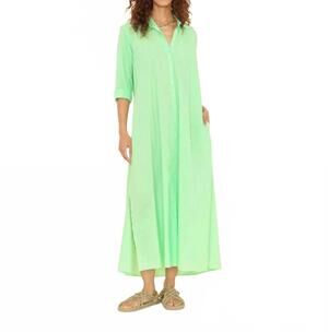 NEW XIRENA boden shirt dress in pistachio